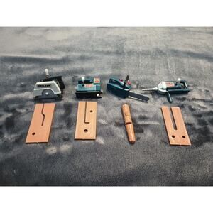 Imperial Toys Skil Sharp Workshop Power Tools Mini Wind Up Motor Vintage 1988